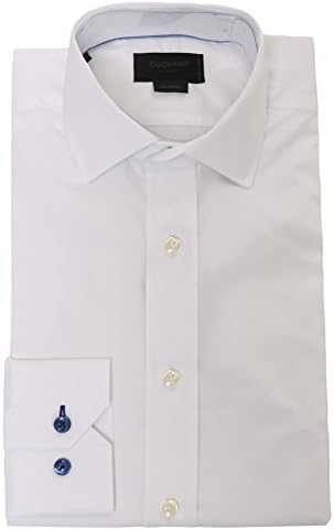 Duchamp of London Iconic Twill Shirt 14.5 White White