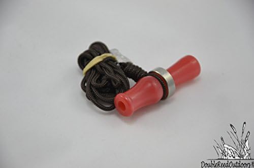 Buck Gardner Calls Red Pearl WHISTLE Wood Duck Call Necklace w/bands