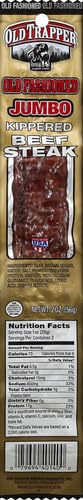 OLD TRAPPER OLD FASHIONED KIPPERED BEEF STEAK JUMBO 2 OZ