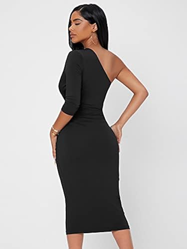 knee length dresses for ladies Short Sleeve Round Neck Maxi Dress main image 1