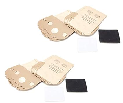 DREHFLEX - SB826-2 - 20 Staubsaugerbeutel aus Papier passend für Vorwerk - Tiger 250 251 252