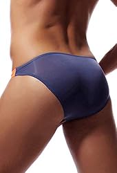 Newsywell Men's Ice Silk Bikini Low Rise Soft