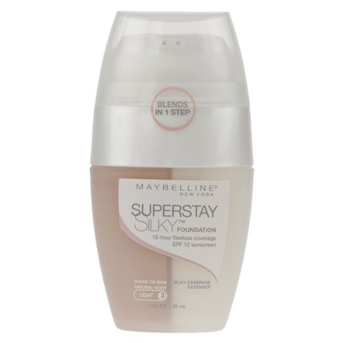 Maybelline SuperStay Silky Foundation SPF 12 Natural Ivory (Light 3)
