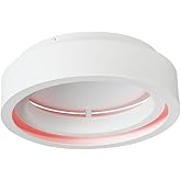 ET2 iCorona WiZ - 36W 1 LED Flush Mount-5.5 Inches Tall and 17.75 Inches Wide-Matte White Finish