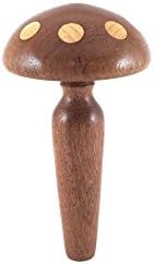Sewing Mushroom made from Sapele Mahogany with eight inlays of Maple - Sewing Bobbin - Woodturning - Hand turned on lathe - Darning egg