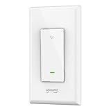 Smart Wi-Fi Light Switch, TanTan 15A In-wall Smart Switch that Compatible with Alexa, Google Home and IFTTT, Single-Pole, No Hub required [Timer, Scene, Group Control], ETL and FCC listed. (1pack)