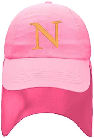 Junior Pink Girl Legionnaire Hat Girls Kids Baseball Baby Cap Sun Protection Gold Letters