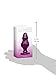 Doc Johnson Platinum Premium Silicone - The Spin - 5 in. Long and 2 in. Wide - Silicone Butt Plug - Anal Toy - Purple