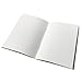 (Set of 3) Blank Travelers Notebook Inserts 100gsm Total 192 Thick Unlined Sketch Pages, Passport Size 3.5