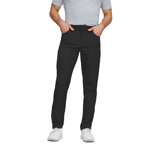 Puma Golf Dealer 5 Pocket Pant, Black, 33/34