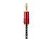 Monoprice Premium Braided Speaker Wire 14AWG - With Gold Plated Banana Plug Connectors - Affinity Series, 1 Pack, 10 Foot