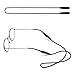 JM Elastic Silicone Eyeglasses Strap Holder Waterproof Glasses Retainer, Sports Sunglasses Chain 2 Pack Women Men Kids Black
