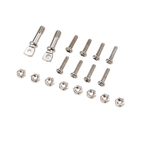 Insaneness 1/10 DIY Assemble RC Cars 4pcs Metal Trailer Towing Buckle Tow Shackle Hook (Black) - Thumbnail 2