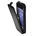 Cellet Vertical Flip Case with Card Slots for Apple iPhone 5/5S - Black