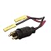 attwood 14352-3 Medium-Duty Trolling Motor Connector, Male Plug, Motor Side, 5-Inch Harness with Butt Connectors, 10-Gauge Wire primary