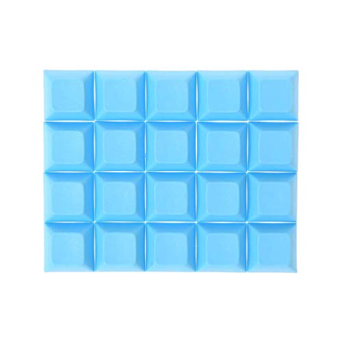 Lvyuanda PBT Keycaps DSA 1u Blank Printed Keycaps for Gaming Mechanical Keyboard Apple Mac Pro, MacBook Pro/Air