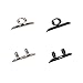 AsiaFly Necklace Pendant Compatible Apple Watch, Infinity & Double Loop Connector for Apple Watch Series 4, Series 3, Series 2, Series 1 Sport & Edition - Silver 42/44mm Infinity