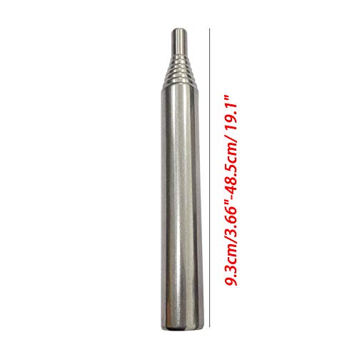 GETMORE7 Pocket Bellows, Outdoor Pocket Compact Telescopic Tube Stainless Steel Collapsible Air Blowpipe for Blowing Additional Air Into A Fire for Easy Fire-Lighting - Thumbnail 6