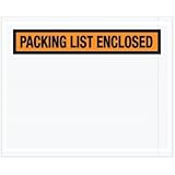 BOXPQ12 - 4-1/2" x 5-1/2" Packing List Enclosed Envelopes (1000/case)