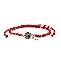 CRUZONE St Benedict Medal Adjustable Red String