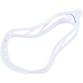 SPYMINNPOO Unstrung Lacrosse Heads, Lacrosse Stick Heads Replacement Constructed from Premium Nylon for Competition Sports Training (White)