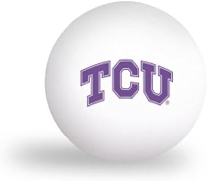 Laser Magic NCAA Texas Christian University TCU Horned Frogs 6 Pack Ping Pong Balls