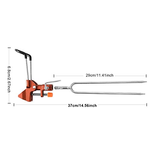 Hbao Neue Faltbare automatische doppelte Federwinkel Angelrute Angelhalterung Edelstahl Angelhalterung Rutenhalter… – Bild 5