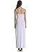 VETIOR Women's Adjustable Spaghetti Straps Long Cami Slip Dress (Small, White)