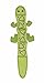Outward Hound Fire Biterz Green Lizard Plush Firehose Material Interactive Dog Toy, Large