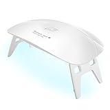 Aukuy Rainbow mini1 5W UV LED Nail Dryer Curing Lamp for Fingernail & Toenail Gels Based Polishes Applicable to Almost All Different Gels