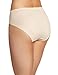 Warner's Women's No Wedgies No Worries Hi Cut Brief Panty, Sand, Medium