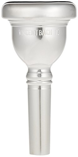 Bach 35019 Small Shank Tenor Trombone Mouthpiece, Silver Plated, 19 Cup Medium Deep
