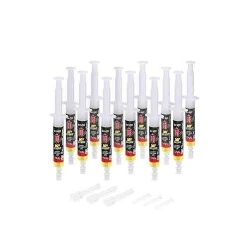 Errecom BKR 4101 CERAMIC DRY Lube Bike Chain for Dry and Dusty Weather Conditions - 144 ml (12 x 12 ml), Cartridges with Drop and Huggie Application Systems, fluorescent and scented formula