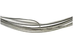 SOCLAAY High Temperature Resistant Tungsten Wire is Used for Firing Pottery Hanging Tools, Kiln Accessories, Pottery Tools，Length: 1 Meter(Diameter 3mm)