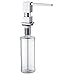 Soap Dispenser, Soap Dispenser for Kitchen Sink, Dish Soap Dispenser Chrome, Heavy Duty Soap Dispenser Square Pump Head, Built in Soap Dispenser