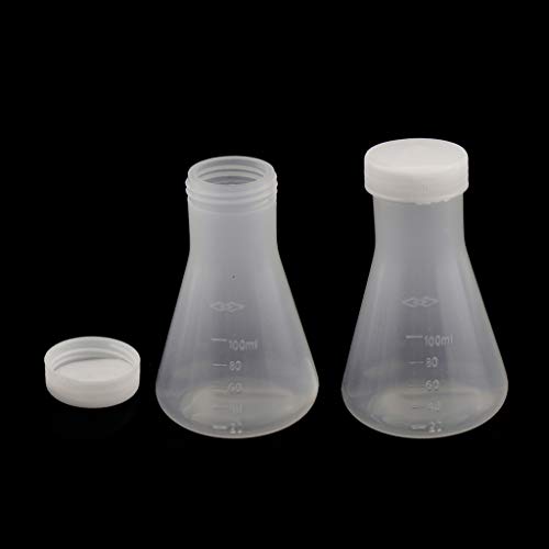Homyl 6 Pcs Plastic Flask Conical Flask for Laboratory Students Kids Educational Learning Toys 50ml 100ml 250ml - Thumbnail 4