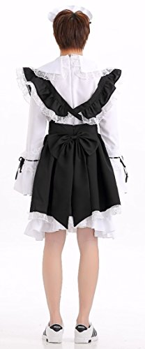 Cohaco Men's Lovely Maid Costume Black White Dress - Image 4
