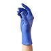 Medline SensiCare Silk Nitrile Exam Gloves, Disposable Gloves with Smartguard Film, Medium, Blue (Pack of 250)