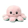Weilisi Octopus Reversible Plushie Flippy Angry Octopus 20cm,Double-Sided Mood Octopus Plush Emotion Flip Octopus Toy…