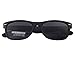 MERRY'S Polarized Unisex Shades Sunglasses for Men Vintage Polarized Sun Glasses S683 (MatteBlack, 53)