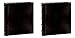 : Pioneer Photo Albums CLB257-BL Leather Bi-Directional Album 5X7 2-UP 200 Photo Black (Black Bundle)