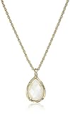 Kendra Scott Kiri Gold White Mother-of-Pearl Pendant Necklace, 17