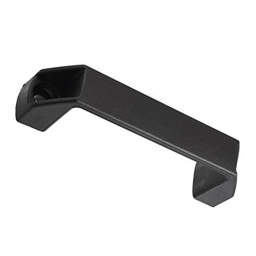ZYHW Black Plastic Cabinet Rectangular Section Door Pull Handle 5.5”