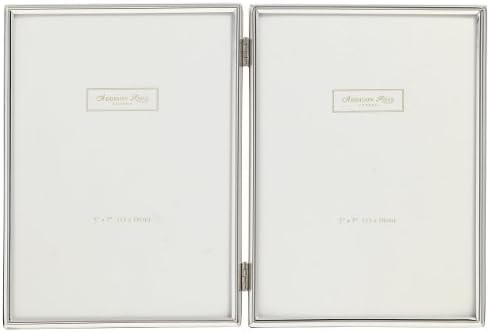 Addison Ross, Essentials Photo Frame, Silver Plate Double, 6 x 8 Inches