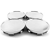 65mm(2.56in)/59mm(2.32in) Wheel Hub Center Caps Silver Base Set of 4 for Blazer 1998 Avus 2003 Wheel Rims Base Replacement