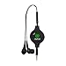 ReTrak Retractable Earbuds with In-Line Mic and iPhone Controls, (ETIPHONEHF)