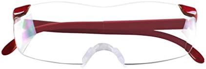 Magnifying Glasses 3X For Eyelash Extensions, Magnifier Headband For Seniors Reading, Portable Loupe And Pod Case ( Color : RED )