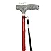 KingGear Travel Adjustable Folding Canes and Walking Sticks for Men and Women - Led Light and Easy Grip Handle for Arthritis Seniors Disabled and Elderly - Best Mobility Aids Cane (Red)