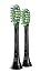 Philips Sonicare Genuine W3 Premium White Replacement Toothbrush Heads, 2 Brush Heads, Black, HX9062/95