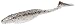 Zoom Bait Swimmin Super Fluke JR Bait (Bait Fish), One Size, Pack of 10